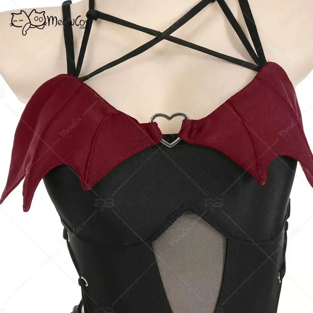 Women's Halter Cutout One Piece Swimsuit with Decorative Shoulder Accents and Modern Styling