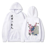 Anime Manga Hoodie With Minimalist Japanese Streetwear Floral Graphic Design
