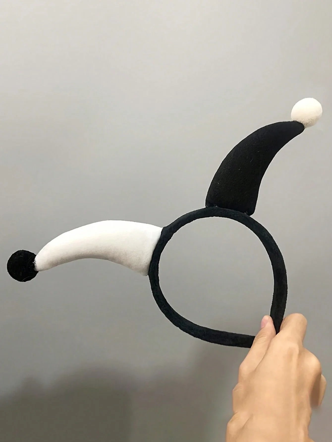 Harlequin Horn Headband Gothic Carnival Inspired Statement Hair Accessory
