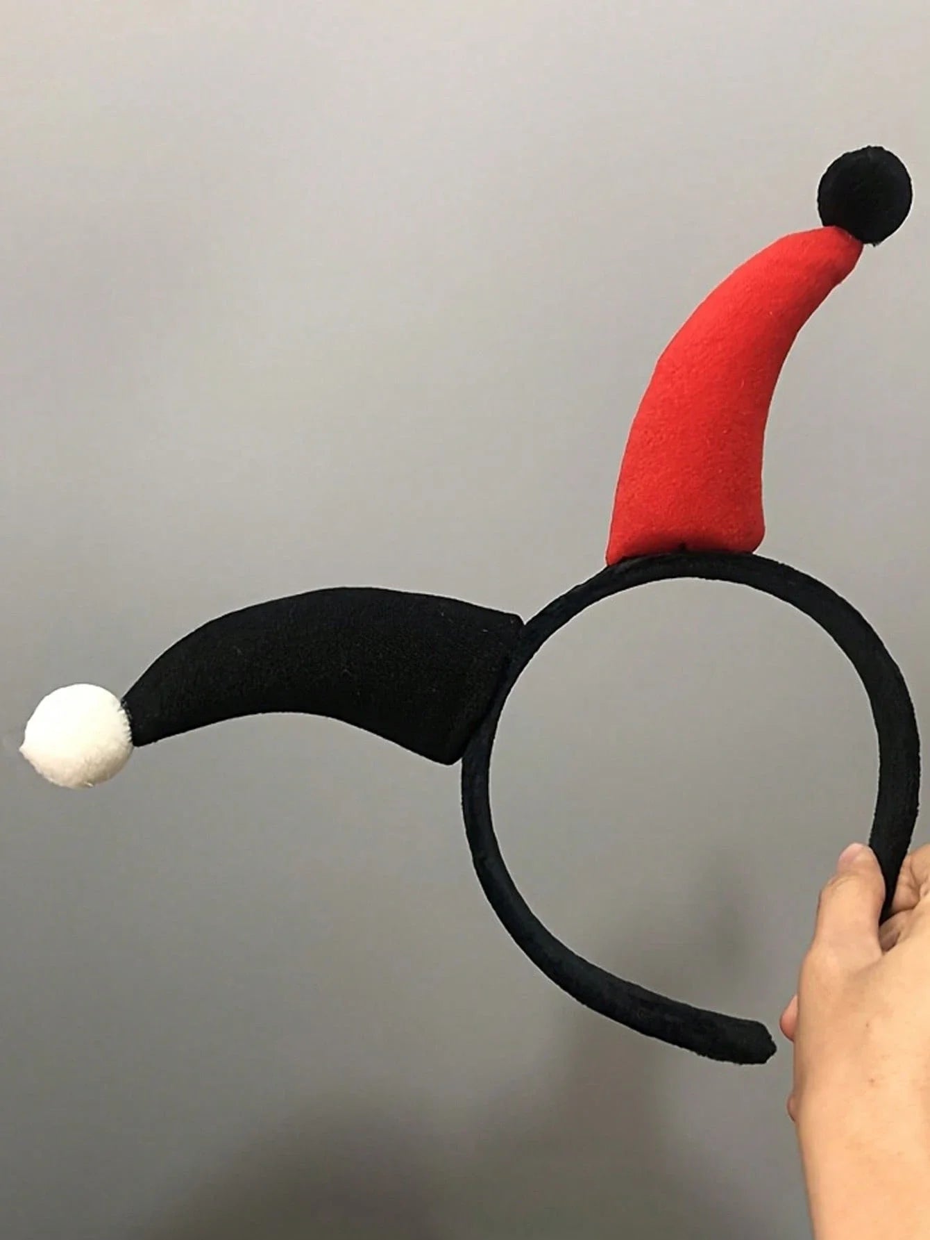 Harlequin Horn Headband Gothic Carnival Inspired Statement Hair Accessory