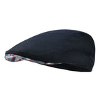 Classic Linen Flat Cap for Everyday Casual Vintage Inspired Four Season Fashion Style