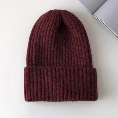 Soft Acrylic Ribbed Knit Beanie for Everyday Casual Streetwear Winter Fashion and Comfort