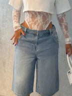 Layered Lace Sleeve Crop Top with Fitted Silhouette and Alternative Edge