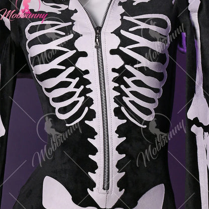 Women's Contemporary Graphic Print Hooded Bodysuit With Detachable Wings And Matching Layered Hosiery