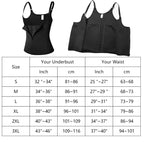 Zip-Front Neoprene Workout Tank and Waist Cincher