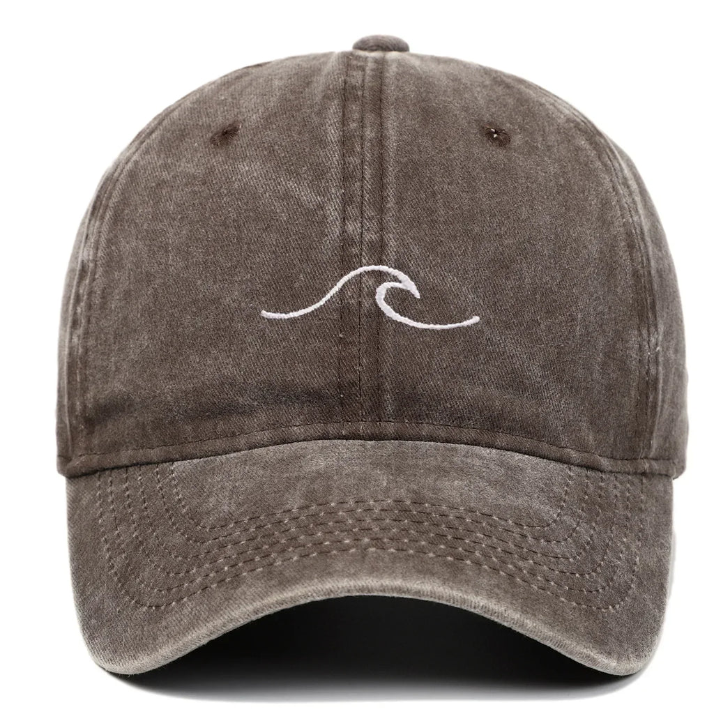 Unisex Washed Baseball Cap with Minimal Embroidered Detail for Casual Everyday Streetwear Style