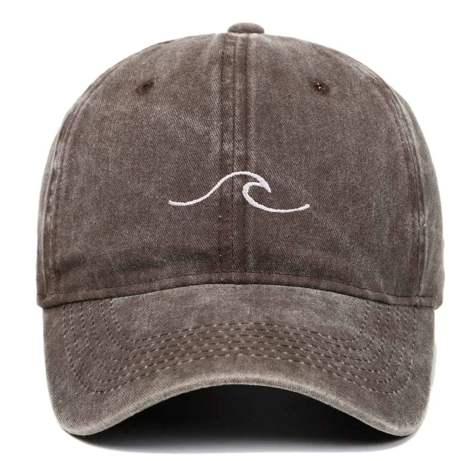 Unisex Washed Baseball Cap with Minimal Embroidered Detail for Casual Everyday Streetwear Style