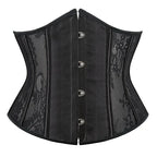 Elegant Beige Lace-Up Corset Top with Adjustable Tie-Shoulder Straps