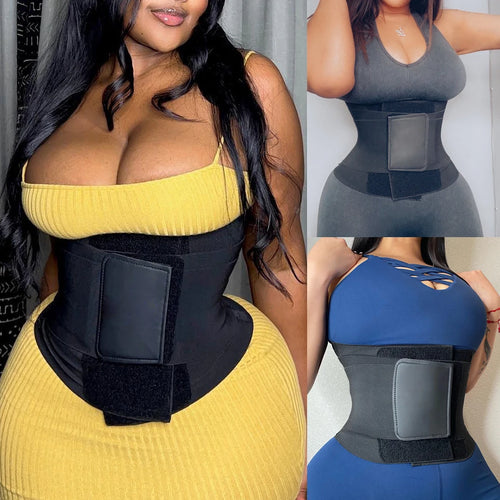 Adjustable Wrap-Style Athletic Waist Cincher with Secure Front Fastening