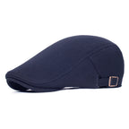 Classic Suede Flat Cap with Adjustable Fit for Everyday Casual Vintage Outdoor Style