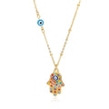 Protective Symbol Pendant Necklace for Bohemian Gothic and Alternative Fashion