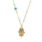 Protective Symbol Pendant Necklace for Bohemian Gothic and Alternative Fashion
