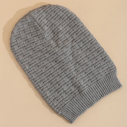 Long Slouchy Acrylic Knit Beanie for Relaxed Streetwear Casual Winter Everyday Fashion Style