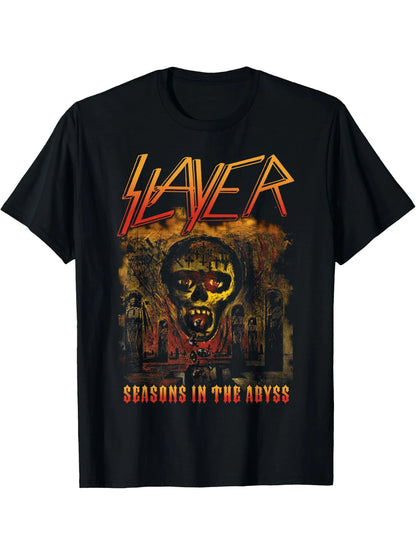 Retro Anime Metal Streetwear Graphic Tee with Oversized Goth Fashion Aesthetic