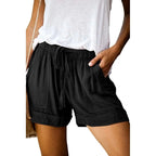 Women's Quick Dry Drawstring Athletic Shorts with Relaxed Fit and Comfortable Everyday Design
