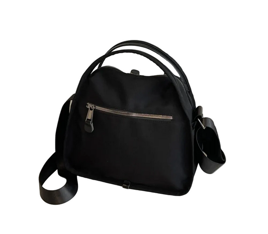 Large Capacity Oxford Cloth Bowling Crossbody Bag with Adjustable Shoulder Strap