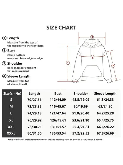 Oversized Back Graphic Hoodie with Minimal Front Detail Streetwear Design