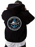 Heavyweight Coastal Graphic Hoodie with Oversized Streetwear Fit and Back Artwork