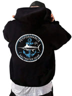 Heavyweight Coastal Graphic Hoodie with Oversized Streetwear Fit and Back Artwork