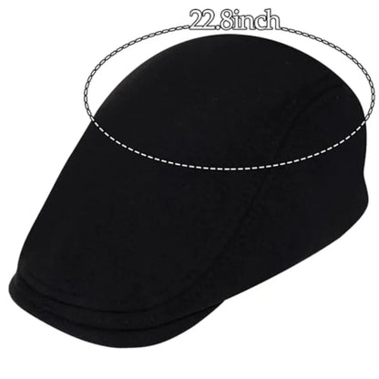 Classic Cotton Ivy Flat Cap Minimalist Driving Beret for Everyday Casual Streetwear Style