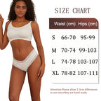 12-Piece Women’s Low-Rise Cotton Thong Panties Set with Ribbed Knit Texture, Lace-Trim Styling and Assorted Solid Colors