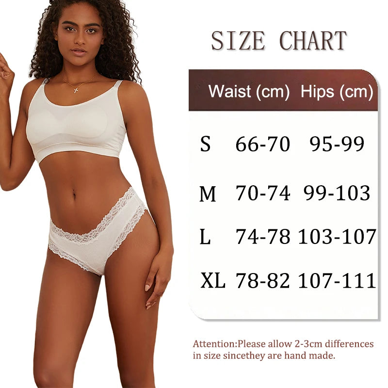 12-Piece Women’s Low-Rise Cotton Thong Panties Set with Ribbed Knit Texture, Lace-Trim Styling and Assorted Solid Colors