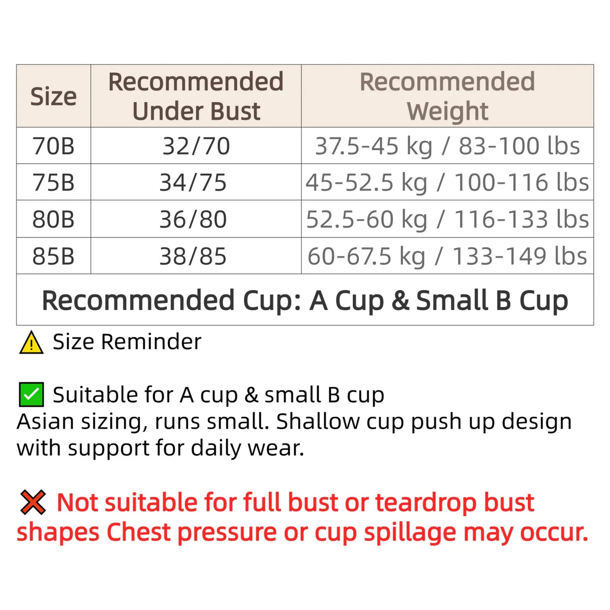 Seamless Jelly Gel Push-Up Bra with Wide Side Support and Adjustable Straps