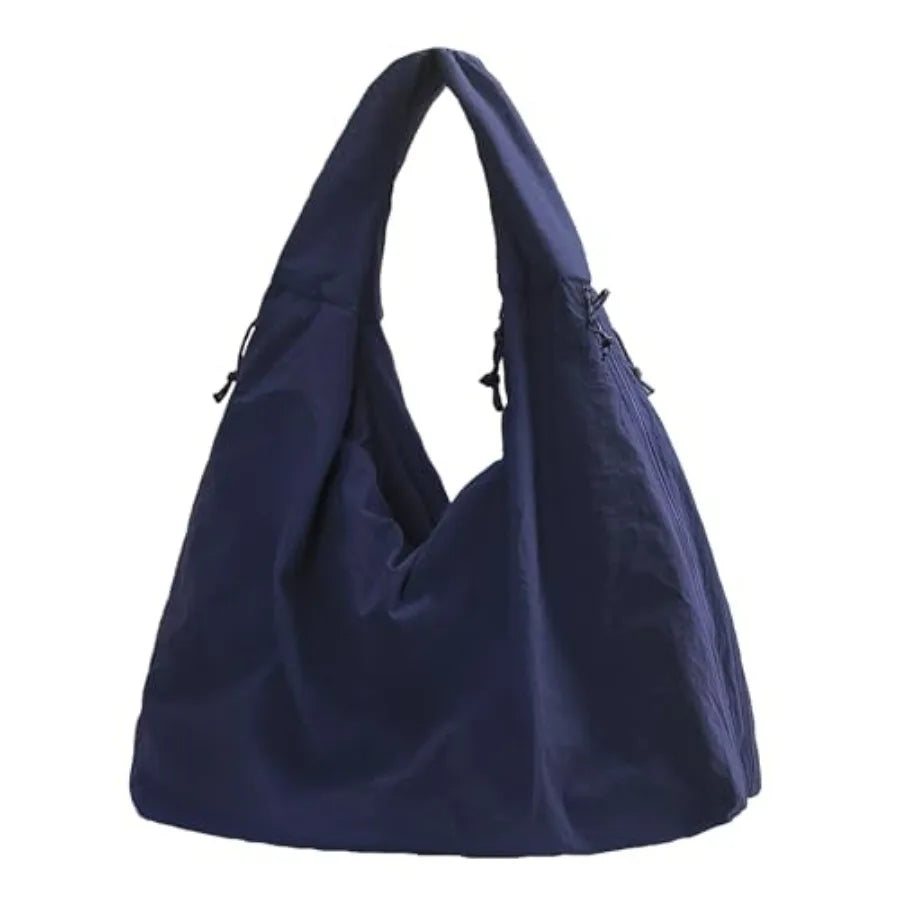 Oversized Crescent Hobo Tote Bag with Soft Slouchy Everyday Design