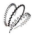 Minimalist Wavy Metal Headband Alternative Streetwear Hair Accessory