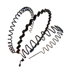 Minimalist Wavy Metal Headband Alternative Streetwear Hair Accessory