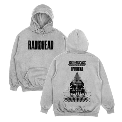 Vintage Tour Style Graphic Hoodie with Relaxed Streetwear Fit and Back Artwork