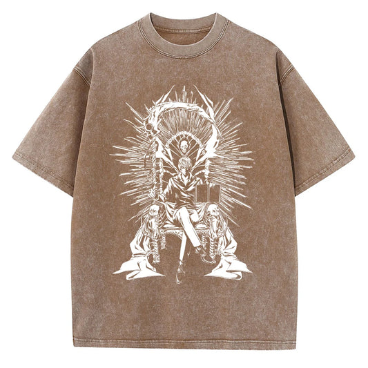 Dark Anime Goth Oversized Vintage Symbolic Streetwear Tee