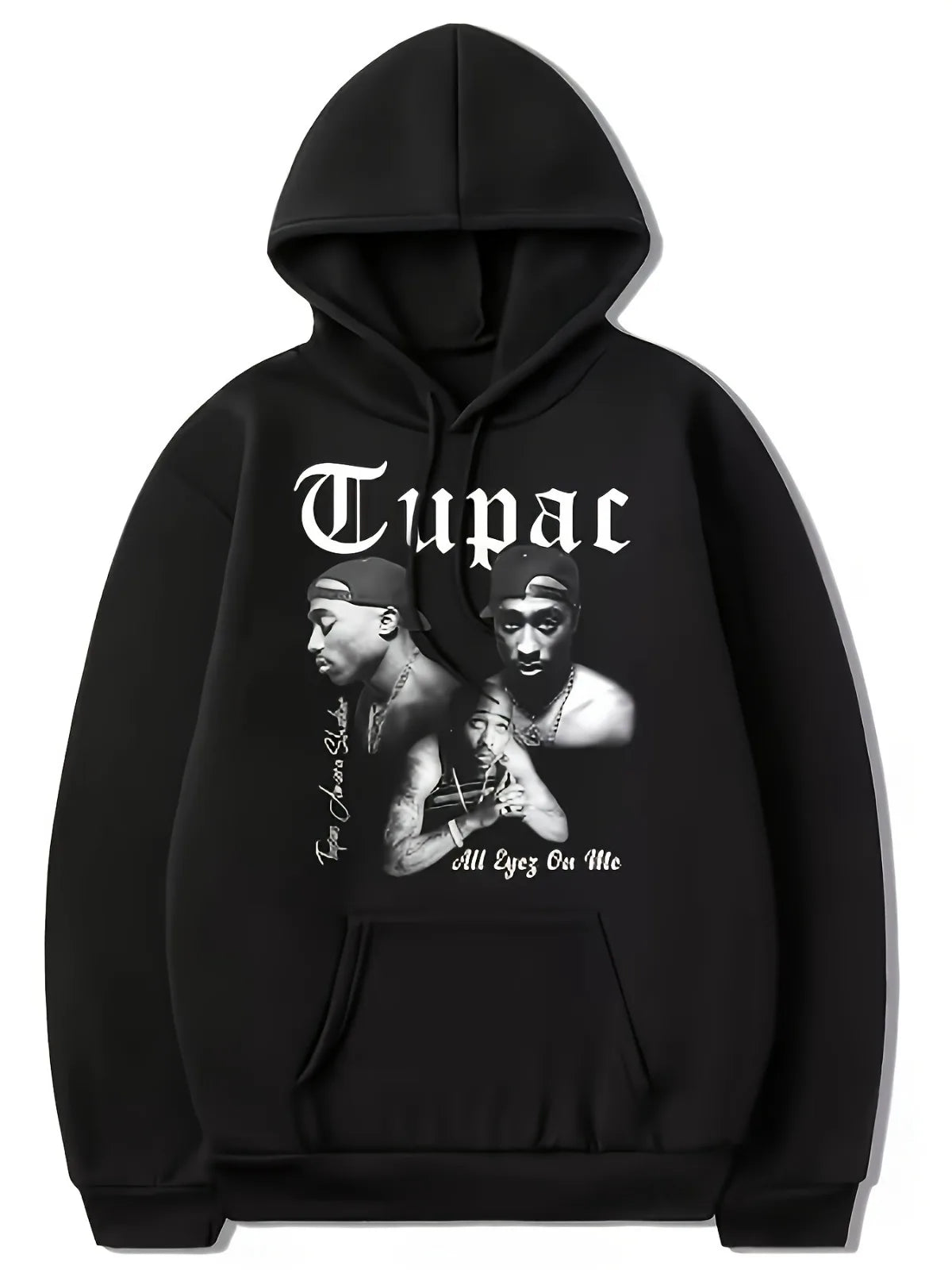 Streetwear Graphic Hoodie with Vintage Portrait Artwork and Relaxed Urban Pullover Fit