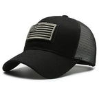 Unisex Breathable Mesh Baseball Cap with Embroidered Patch for Casual Outdoor Everyday Style