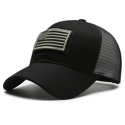 Unisex Breathable Mesh Baseball Cap with Embroidered Patch for Casual Outdoor Everyday Style