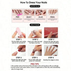 Psychedelic Alternative Stiletto Press-On Nail Art Set