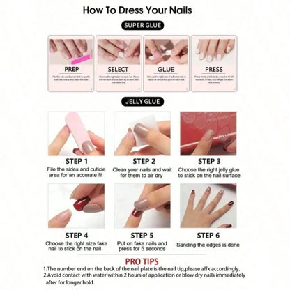 Psychedelic Alternative Stiletto Press-On Nail Art Set