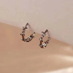 Thorn Hoop Earrings Gothic Punk Alternative Statement Jewelry