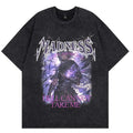Dark Fantasy Manga Oversized Vintage Washed Streetwear Graphic T-Shirt
