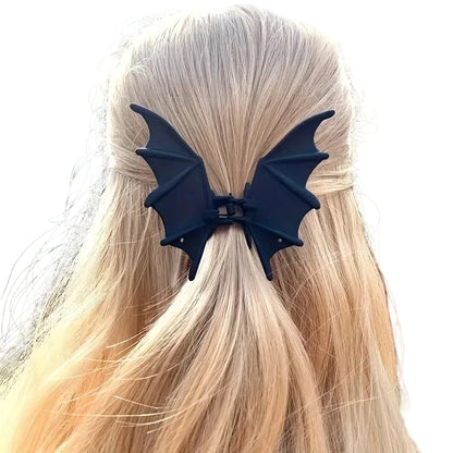 Gothic Bat Wing Hair Claw Clip Alternative Statement Hairstyle Accessory