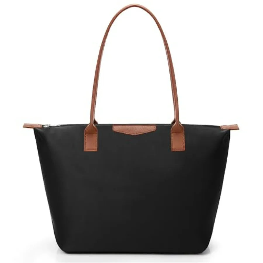 Minimal Hobo Tote Shoulder Bag with Foldable Everyday Carry Design