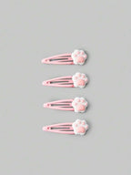 Skull Accent Hair Clip Set Cute Gothic Alternative Fashion Accessories