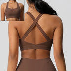 Structured Front-Zip High-Impact Sports Bra with Racerback Support