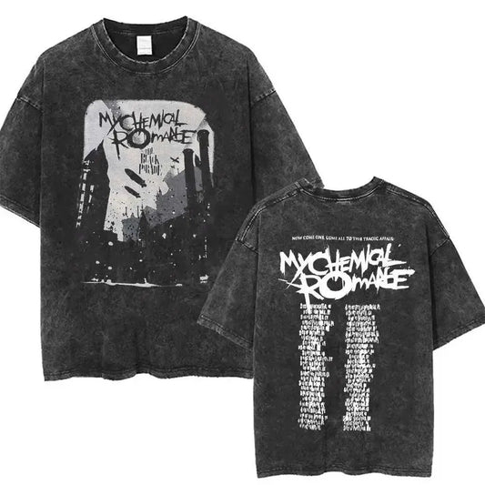 Distressed Anime Goth Oversized Alternative Streetwear Shirt
