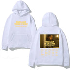 Vintage Tour Inspired Oversized Fleece Hoodie with Back Graphic Streetwear Design