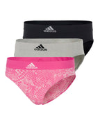 3-Piece Women’s Seamless Hipster Panties Set with Low-Profile Waistband, Smooth Silhouette and Assorted Everyday Colors