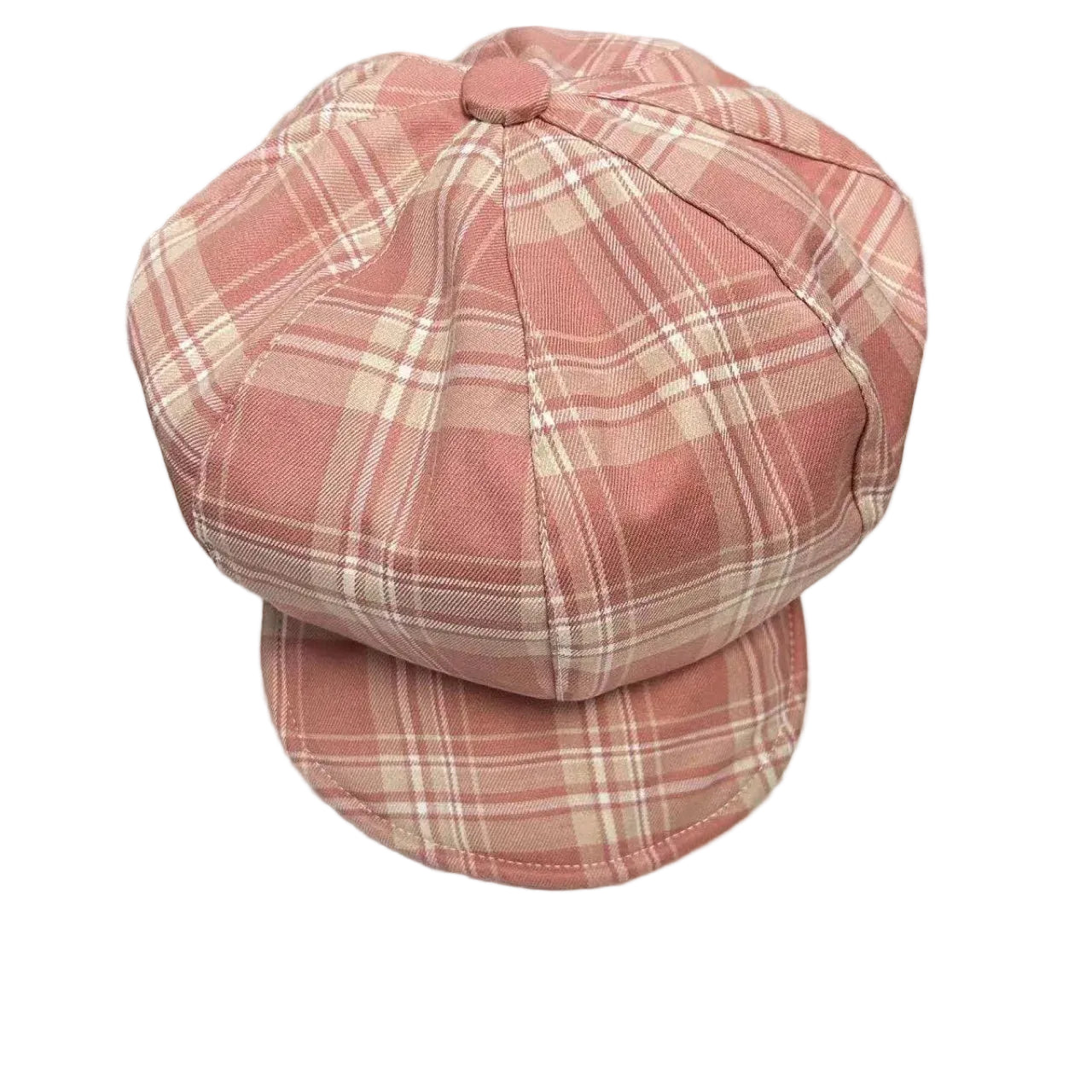 Vintage Plaid Newsboy Flat Cap for Casual Everyday Heritage Streetwear Fashion Style