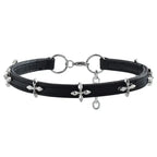 Minimalist Punk Collar Choker Necklace for Gothic Alternative Streetwear and Dark Fashion Looks