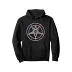 Minimalist Gothic Symbol Hoodie For Anime Streetwear Fashion