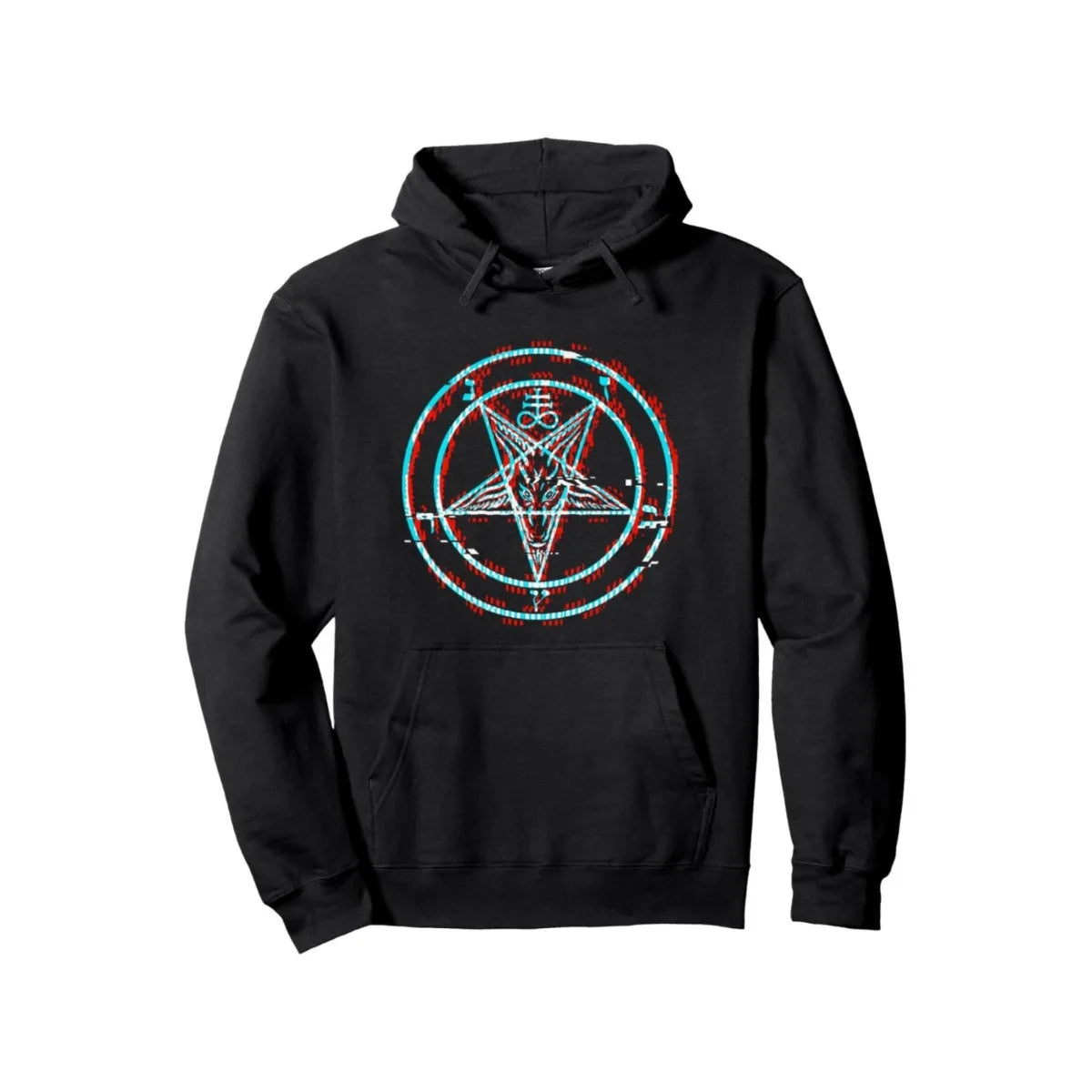 Minimalist Gothic Symbol Hoodie For Anime Streetwear Fashion